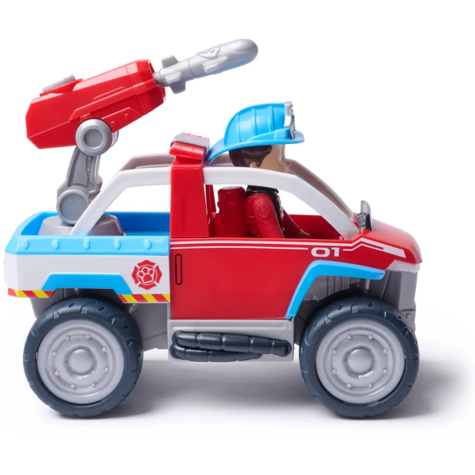 PAW Patrol Fire Rescue Vehicle Ryder speelvoertuig rood, foto 4