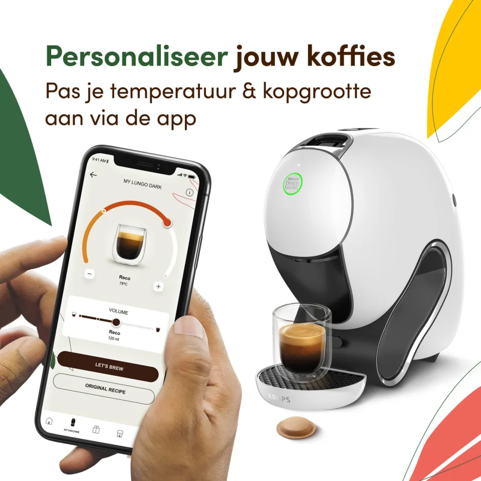 Krups KP8301NL Dolce Gusto Neo Caffè koffiecupmachine wit, foto 8
