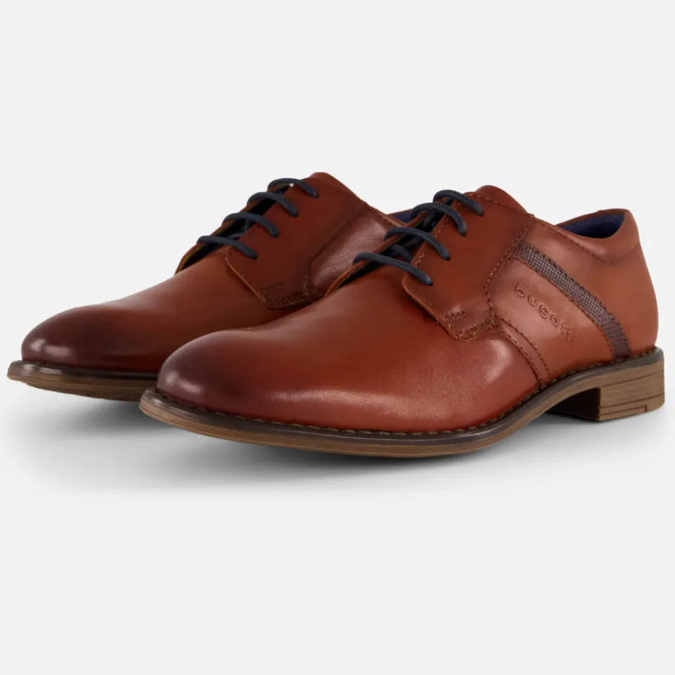 Bugatti Amros veterschoenen cognac, foto 2