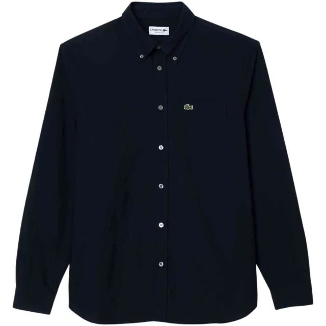 Overhemd Lange Mouw Lacoste 077-51877795529043 donkerblauw, foto 2