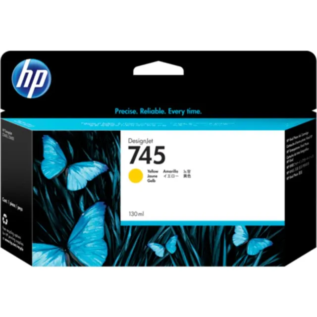 Hp 745 (F9J96A) Inktcartridge Geel