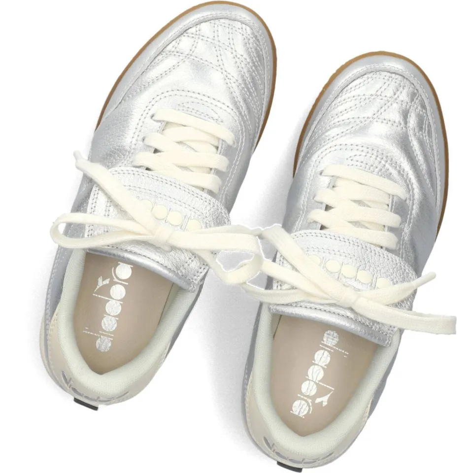 Diadora Sneakers Gold Indoor Zilver, foto 4