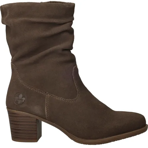 Rieker enkellaarsjes taupe