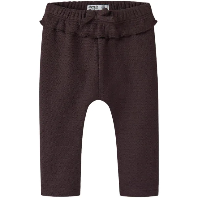 NAME IT BABY legging chocoladebruin