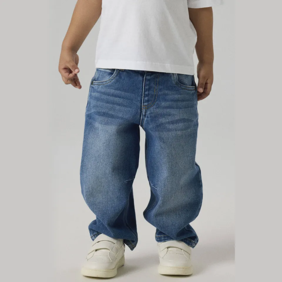 NAME IT MINI NMMBEN barrel jeans - middelblauw medium blue denim, foto 5