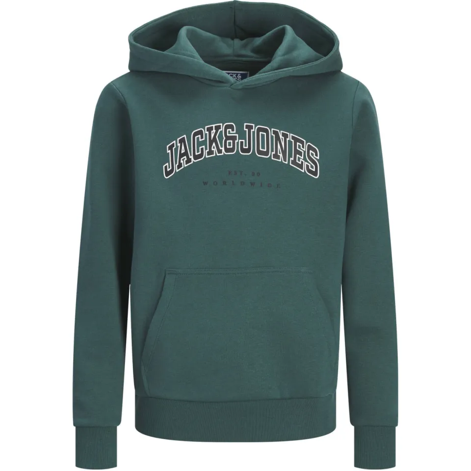 Jack & Jones JUNIOR hoodie donkerblauw donkergroen, foto 2