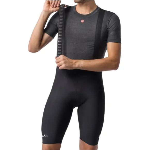 Castelli Espresso Thermal fietsbroek met bretels zwart, foto 4