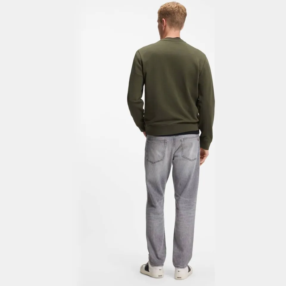 Boss sweater met logo - groen, foto 3