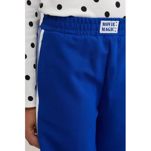 WE Fashion loose fit gestreepte joggingbroek blauw, foto 4