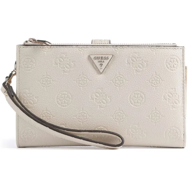 Guess Portemonnee in leerlook model 'Blake' Beige