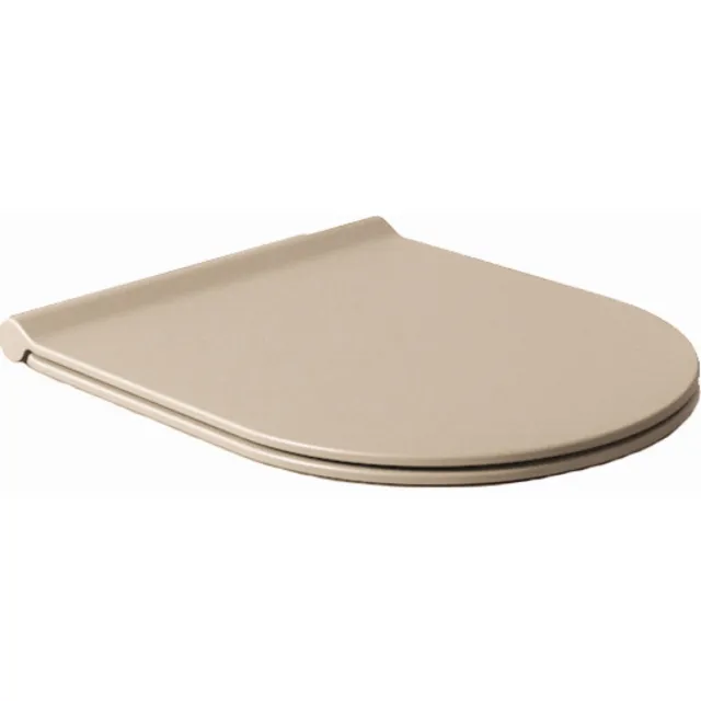 Salenzi Toiletzitting Salenzi Form Slim Mat Taupe