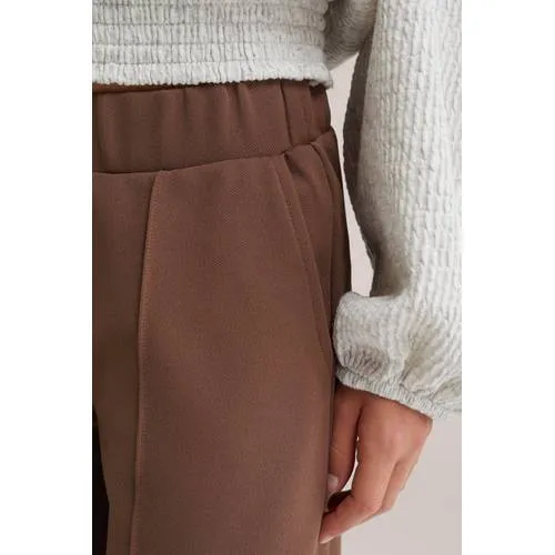 WE Fashion loose fit pantalon bruin, foto 4