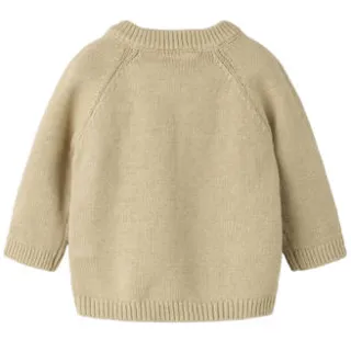 Lil' Atelier BABY katoenen gebreide trui - beige, foto 3