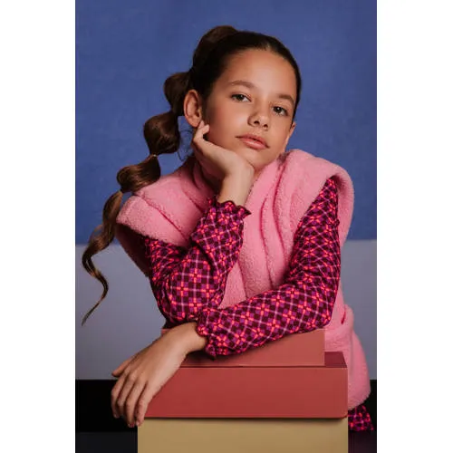 B.Nosy Tiff longsleeve met print donkerroze donkerroze/paars, foto 4
