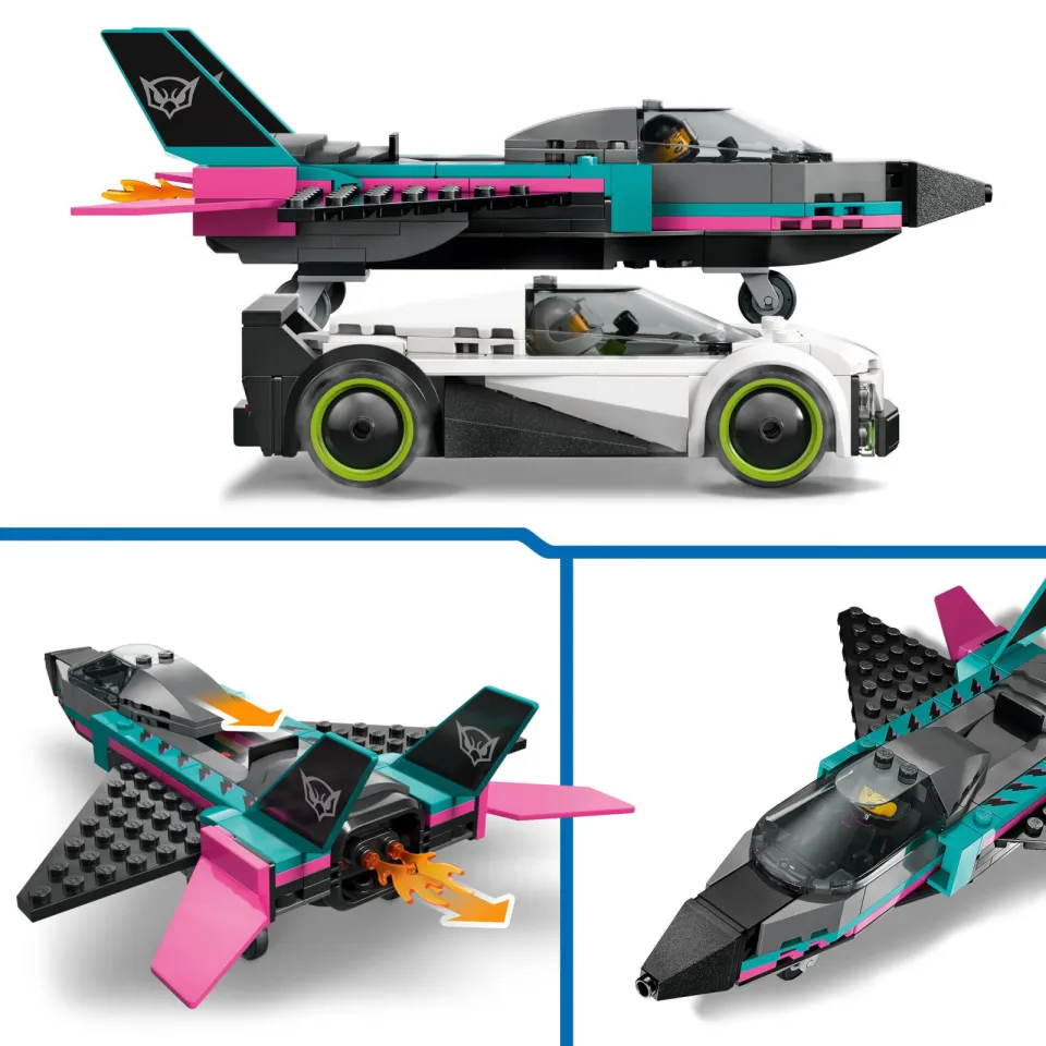 Lego City Straalvliegtuig vs. sportauto 60489, foto 5