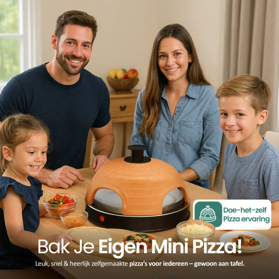 Emerio Originele Pizzarette pizzamaker zwart, foto 3