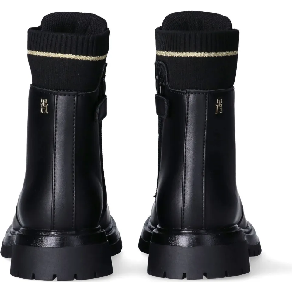 Tommy Hilfiger veterboots zwart, foto 3