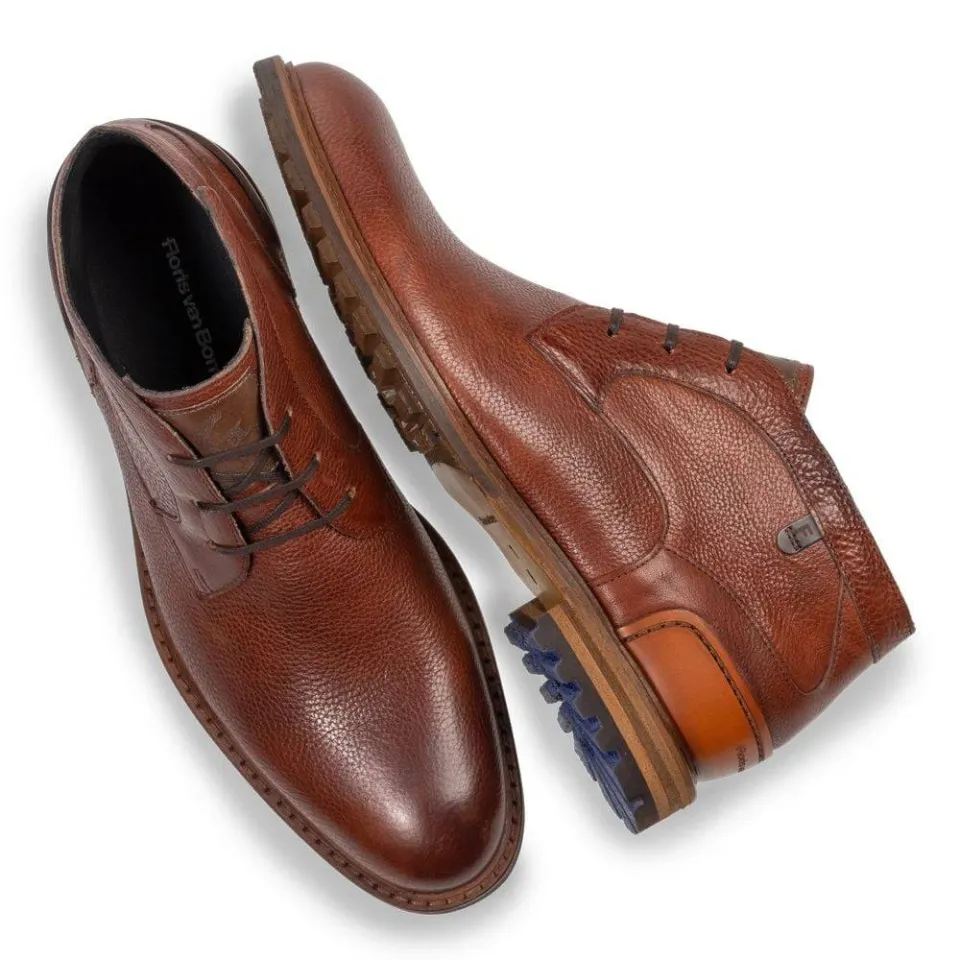 Floris Van Bommel Crepi 13.13 leren enkelboots cognac, foto 4