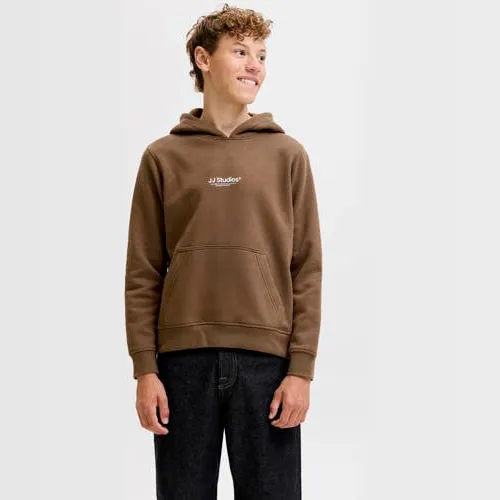 Jack & Jones JUNIOR hoodie bruin, foto 2