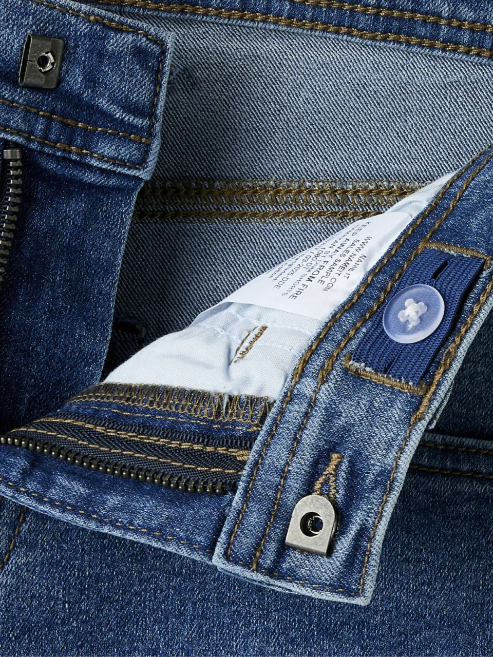 NAME IT KIDS jeansshort blauw, foto 5