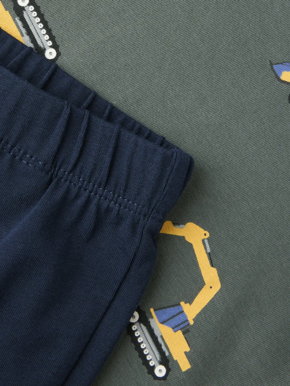 NAME IT Nacht Set pyjama grijsgroen/donkerblauw, foto 4