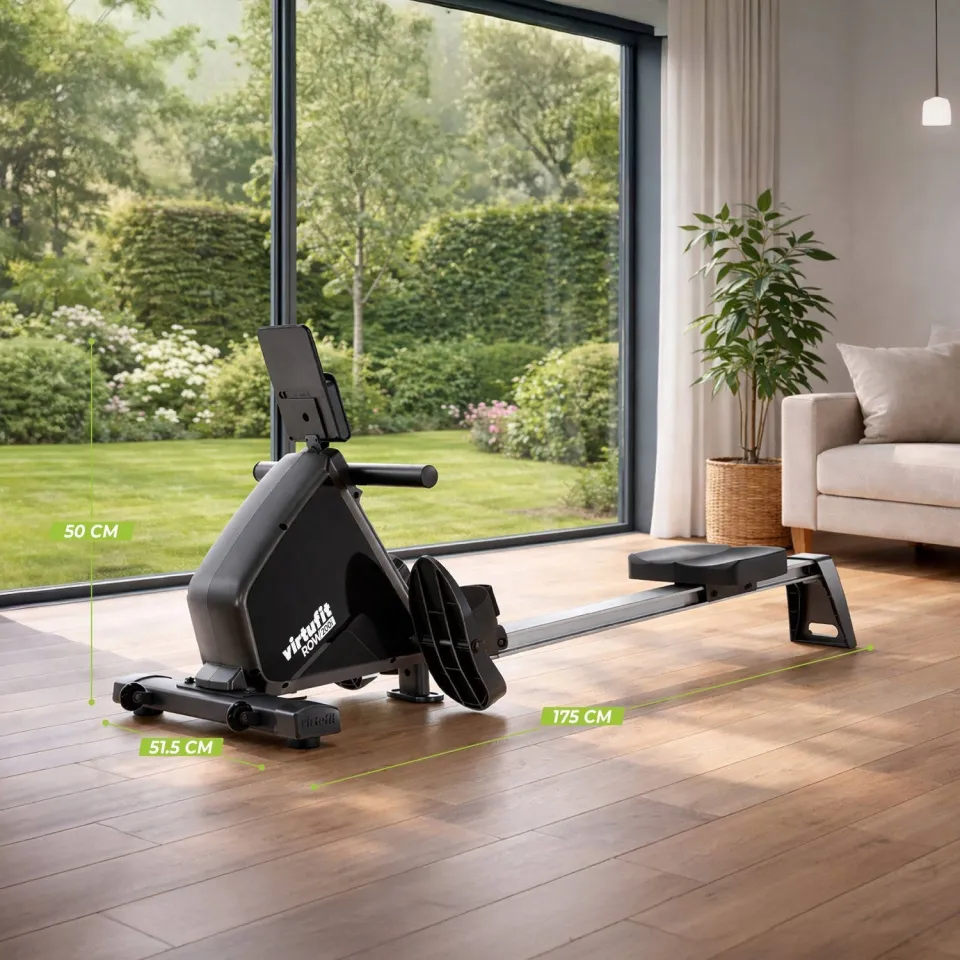 Virtufit ROW200i roeitrainer zwart, foto 6