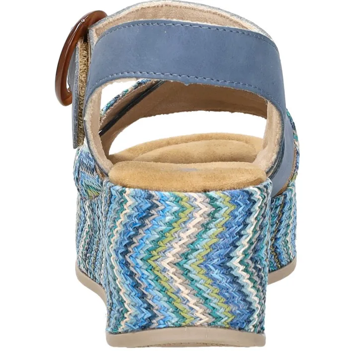 Rieker sandalen blauw, foto 4