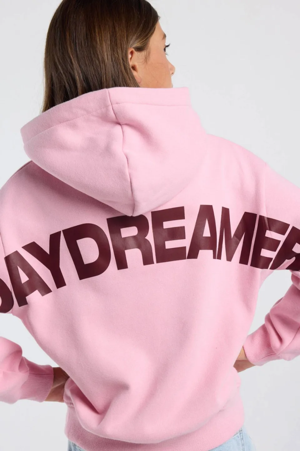 America Today hoodie met backprint - lichtroze, foto 8