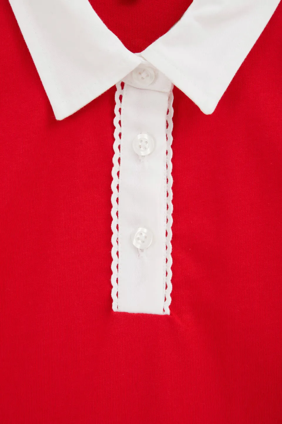 WE Fashion polo - rood, foto 5