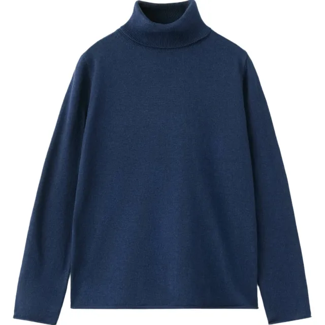 Mango Kids katoenen coltrui - donkerblauw