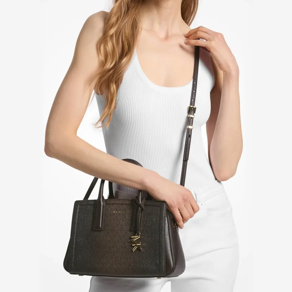 Michael Kors Laila handtas donkerbruin, foto 6