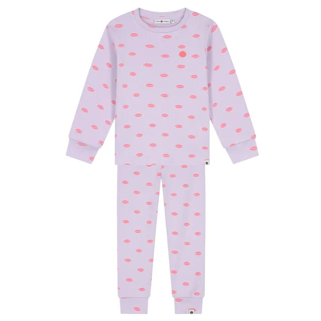 Stains&Stories pyjama met print lila/roze, foto 2