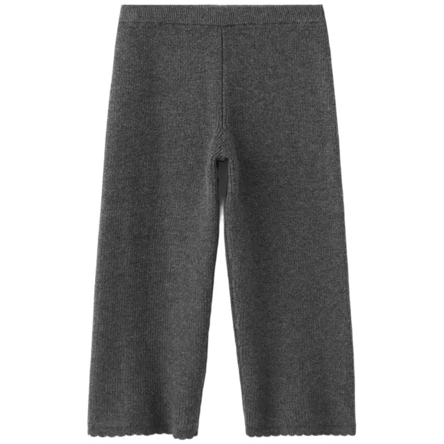 Mango gebreide broek antraciet, foto 2