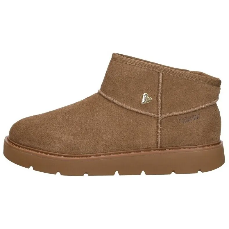 Skechers Slip-Ins Cozy Mini enkellaarsjes cognac, foto 3