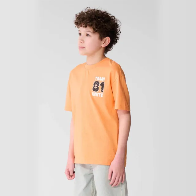 Shoeby T-shirt oranje met backprint