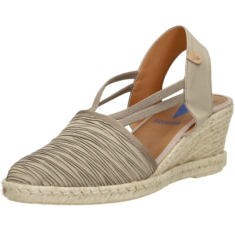 Verbenas Maika espadrille sandalen taupe, foto 3