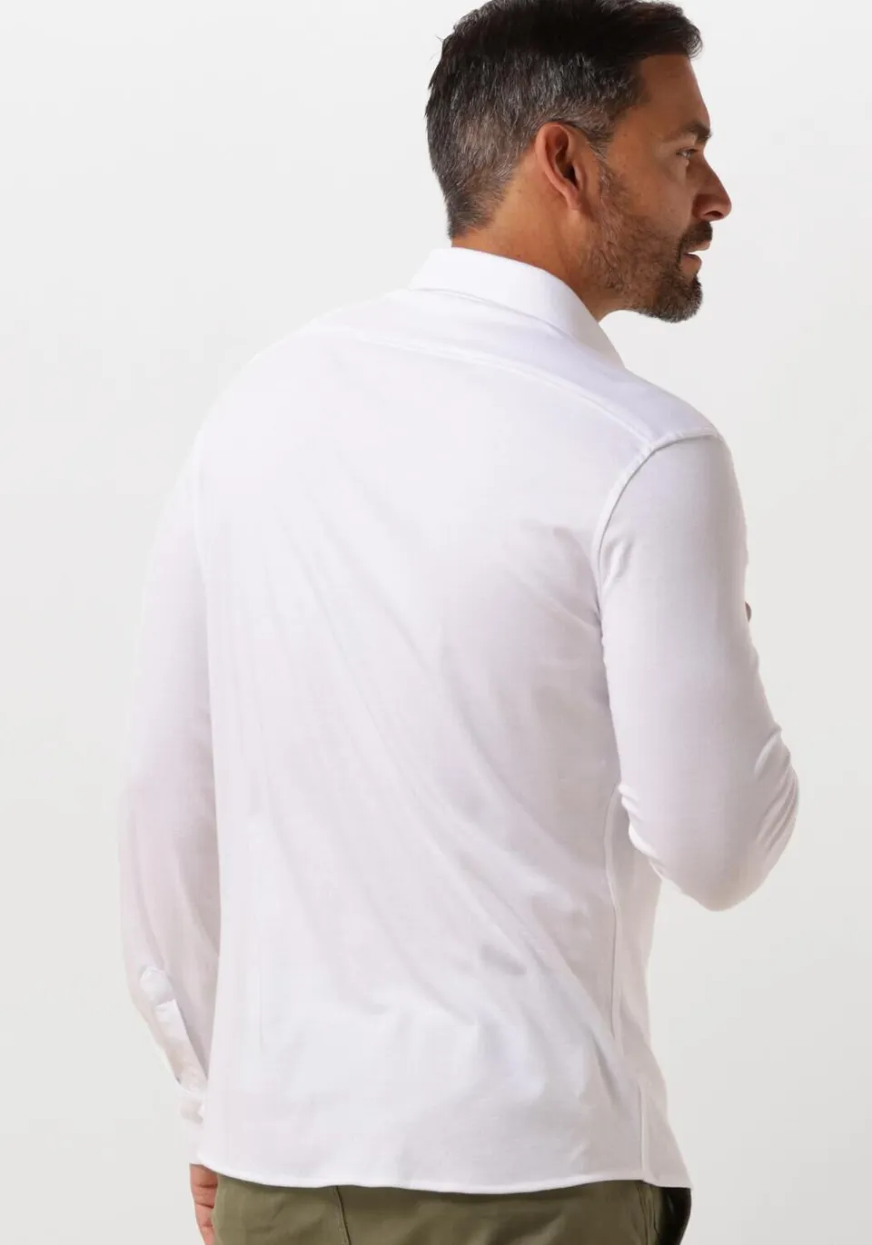 Desoto Modern Fit Jersey overhemd wit, foto 5
