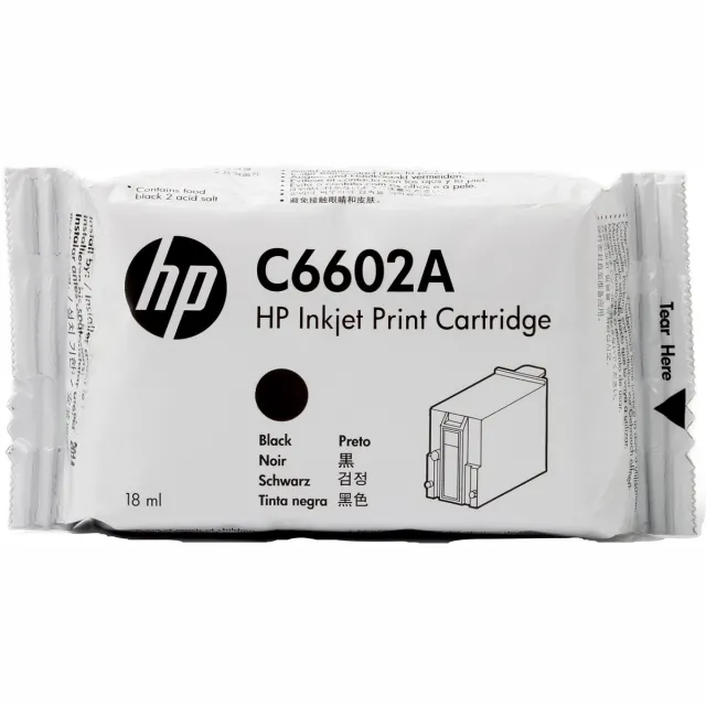 Hp C6602A Inktcartridge, Zwart