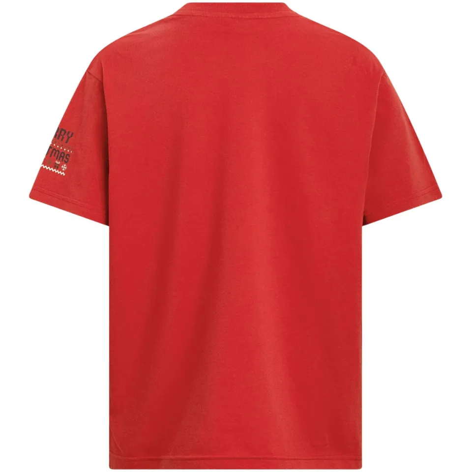 Redefined Rebel T-shirt rood met print, foto 3