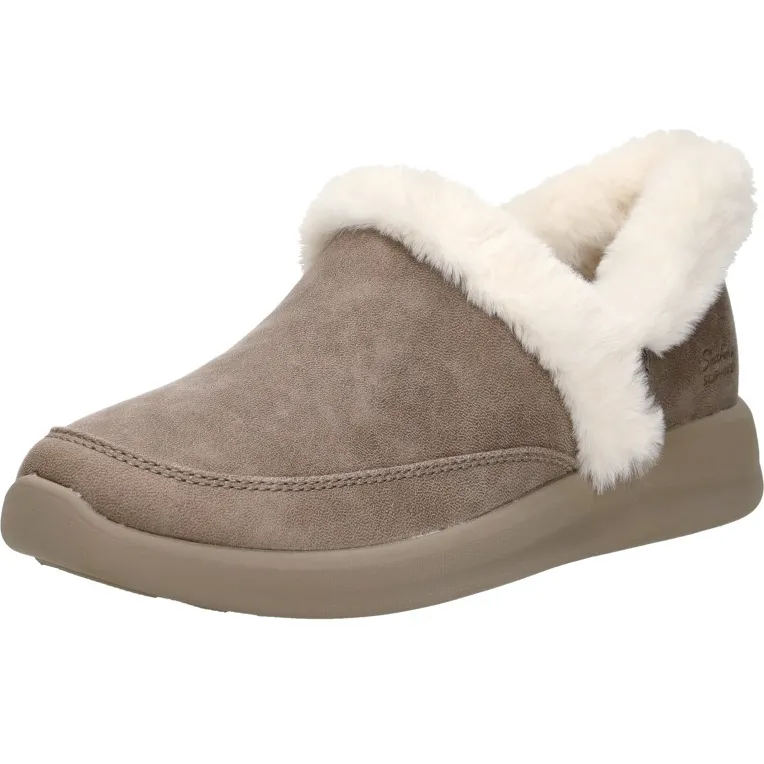 Skechers Slip-Ins Cozy Escape Pantoffels Dames Beige, foto 4