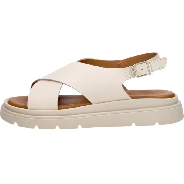 Tamaris sandalen plat gebroken wit, foto 2