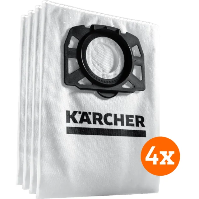 Kärcher Karcher Stofzuigerzak voor WD 4/5/6 (4x)