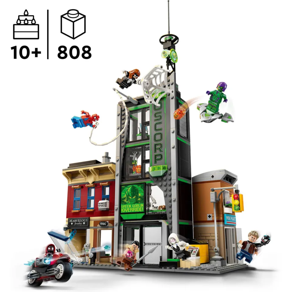 Lego Marvel Spider-Man Spider-Man vs. Oscorp 76324, foto 5