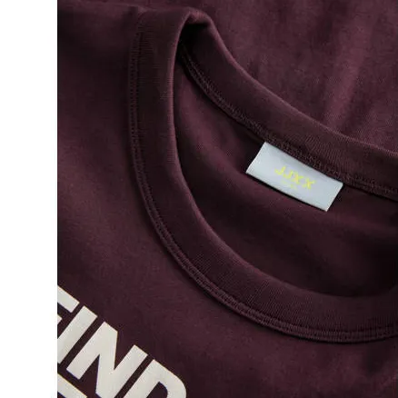 JJXX GIRL T-shirt met print aubergine, foto 8