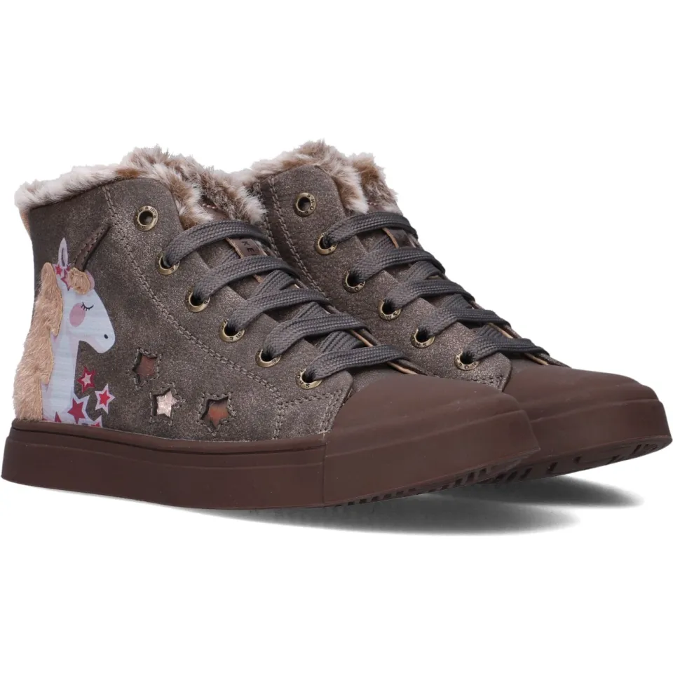 Shoesme hoge sneakers bruin, foto 4