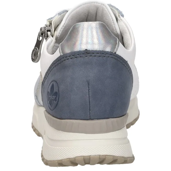 Rieker lage sneakers lichtblauw licht blauw, foto 4