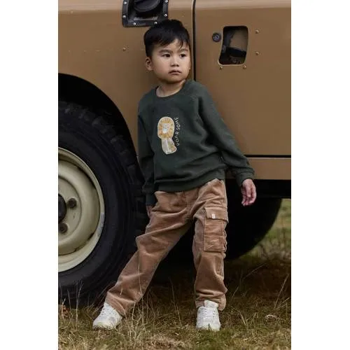 Little Dutch sweater met print - donkergroen, foto 5