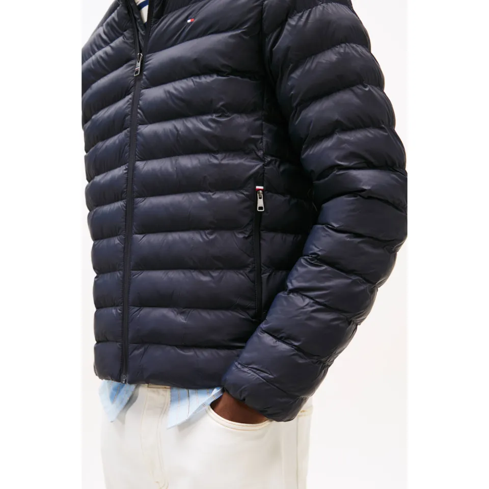 Tommy Hilfiger Core Packable gewatteerde jas donkerblauw desert sky, foto 5