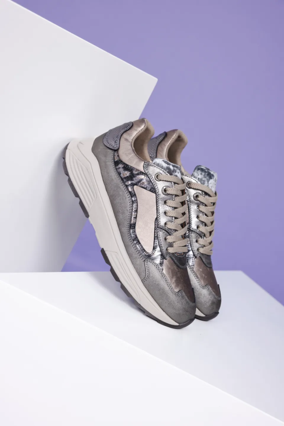Xsensible Milau sneaker zilver, foto 2
