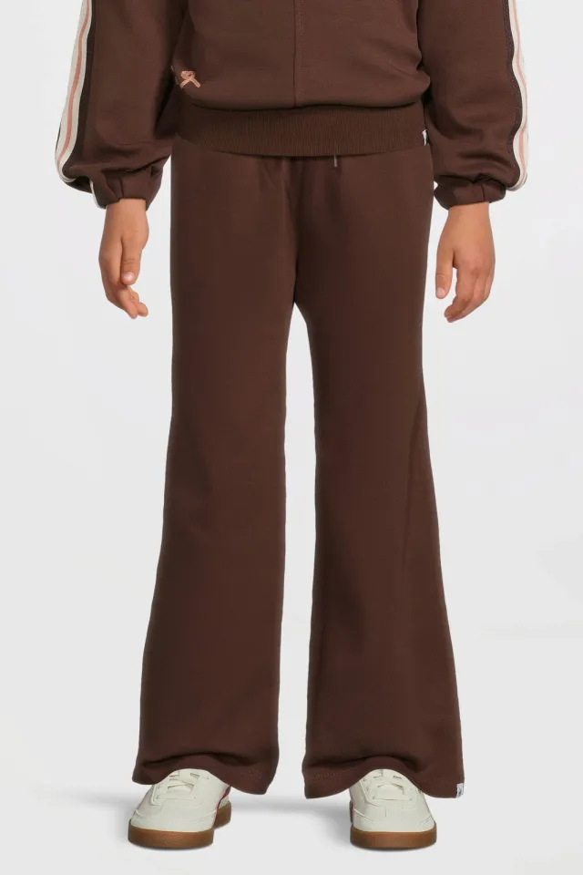 Me & My Monkey broek met streep donkerbruin, foto 4